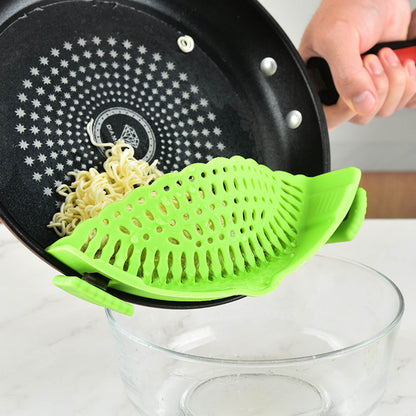 Silicone Clip-on Food Strainer