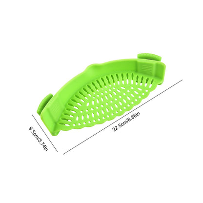 Silicone Clip-on Food Strainer